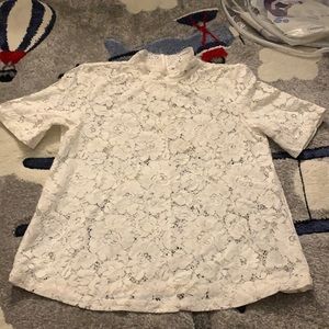 White lace top